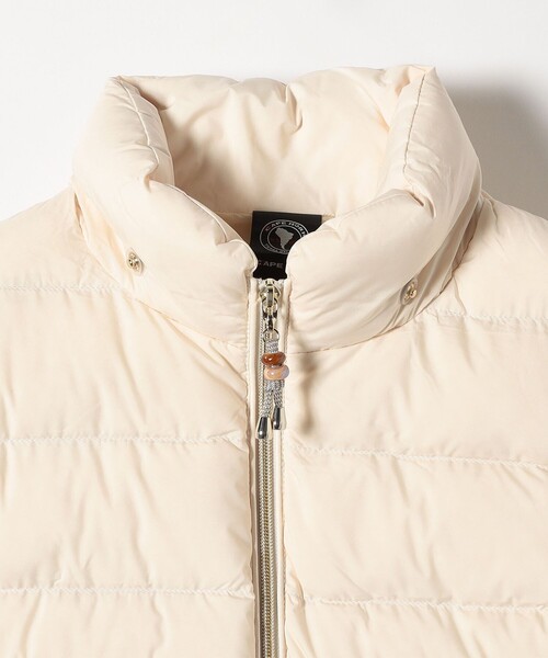 CAPEHORN（ケープホーン）の「CAPE HORN:〈洗濯機可能〉MATT STELLA セミロング フード付き ダウン コート（ダウンジャケット/コート・レディース・ナチュラル/ブラック/ネイビー・44/42）」の10枚目の写真