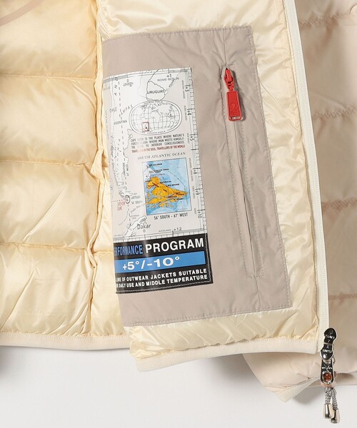 CAPEHORN（ケープホーン）の「CAPE HORN:〈洗濯機可能〉MATT STELLA セミロング フード付き ダウン コート（ダウンジャケット/コート・レディース・ナチュラル/ブラック/ネイビー・44/42）」の14枚目の写真