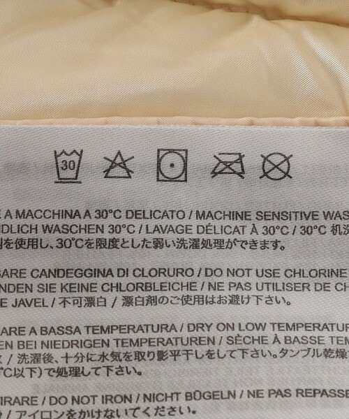 CAPEHORN（ケープホーン）の「CAPE HORN:〈洗濯機可能〉MATT STELLA セミロング フード付き ダウン コート（ダウンジャケット/コート・レディース・ナチュラル/ブラック/ネイビー・44/42）」の20枚目の写真