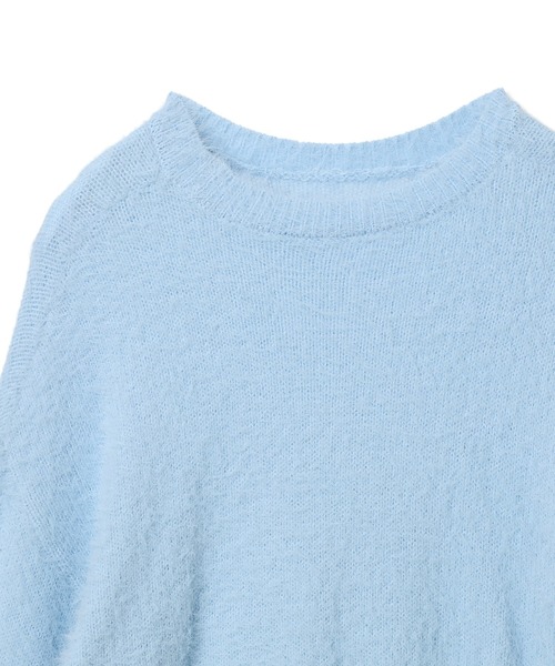 rimonmonoha 24SS ニット　水色 ブルー　モノハ SENSE OF PLACE by URBAN RESEARCH セーター ニット 「ユニセックス