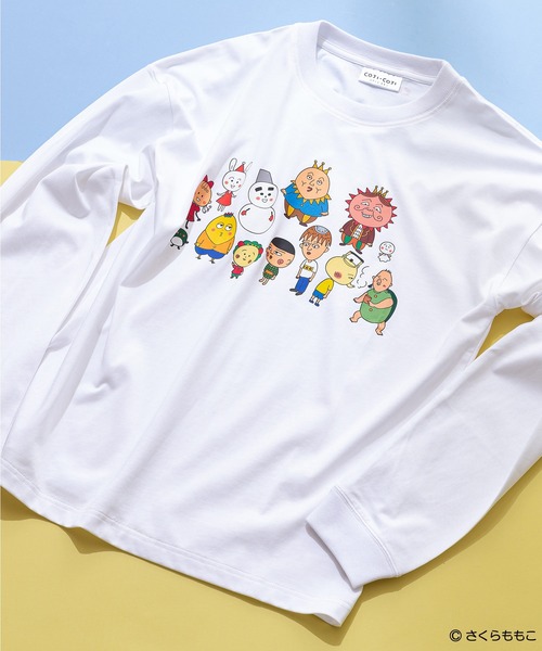 JEANS MATE(ジーンズメイト)の「【COJI-COJI/コジコジ】プリント ロンT(Tシャツ/カットソー・メンズ・ホワイト系その他3/ベージュ系その他2/ホワイト系その他/ベージュ系その他3/ブラック系その他/ブルー系その他2・MEDIUM/SMALL)」の3枚目の写真