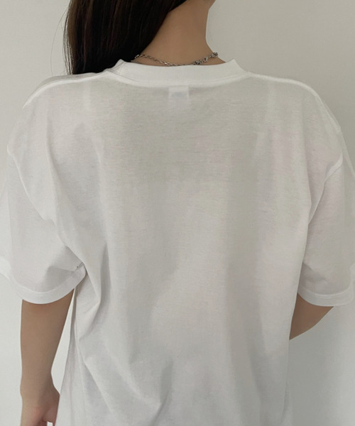 Ada.（エイダ）の「ぼかし フラワーモチーフ ロゴ プリントＴシャツ（Tシャツ/カットソー・レディース・ホワイト/ピンク・FREE）」の19枚目の写真