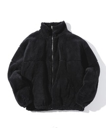 【ichi】イチ　ボアジャケット　ビッグシルエット 楽天市場】ピザ 名入れボア裏地付きコーチジャケット 左胸ワン