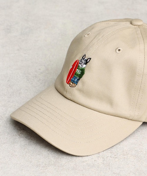 The Endless Summer(エンドレスサマー)の「TES BUHI SURFER EMB LOW CAP / キャップ(キャップ・メンズ・オフホワイト/ダークグリーン/ブルー/ブラック/サックスブルー/チャコール/ピンク系その他2/ベージュ/ネイビー・FREE)」の4枚目の写真
