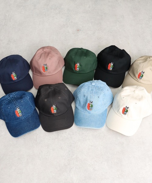 The Endless Summer(エンドレスサマー)の「TES BUHI SURFER EMB LOW CAP / キャップ(キャップ・メンズ・オフホワイト/ダークグリーン/ブルー/ブラック/サックスブルー/チャコール/ピンク系その他2/ベージュ/ネイビー・FREE)」の21枚目の写真