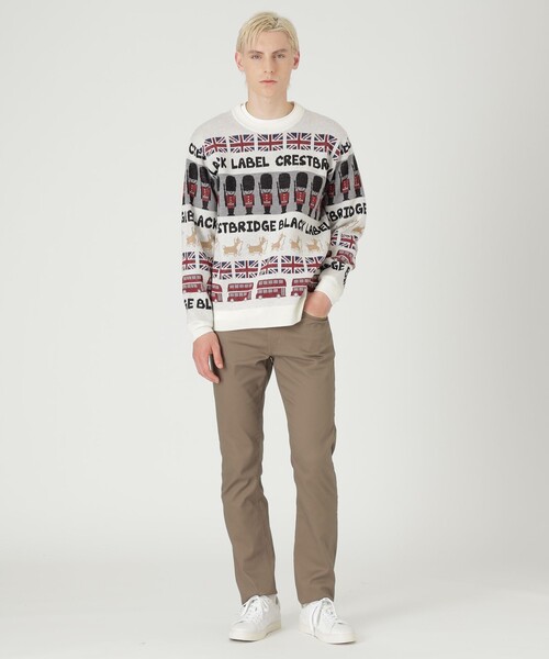 ブラックレーベルクレストブリッジ　ブリティッシュ　フェスティブニット　Lサイズ BLACK LABEL CRESTBRIDGE（ブラックレーベル・クレストブリッジ）の