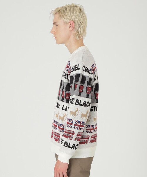 ブラックレーベルクレストブリッジ　ブリティッシュ　フェスティブニット　Lサイズ 楽天市場】【SALE／44%OFF】ブリティッシュフェスティブニット