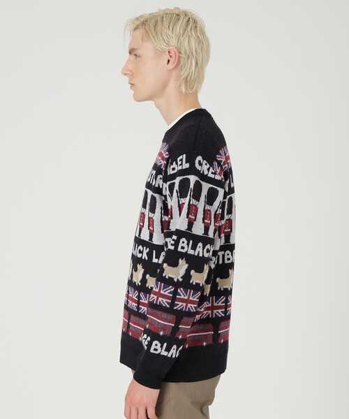 ブラックレーベルクレストブリッジ　ブリティッシュ　フェスティブニット　Lサイズ BLACK LABEL CRESTBRIDGE（ブラックレーベル・クレストブリッジ