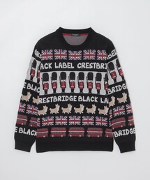 ブラックレーベルクレストブリッジ　ブリティッシュ　フェスティブニット　Lサイズ ブラックレーベルクレストブリッジ BLACK LABEL CRESTBRIDGE