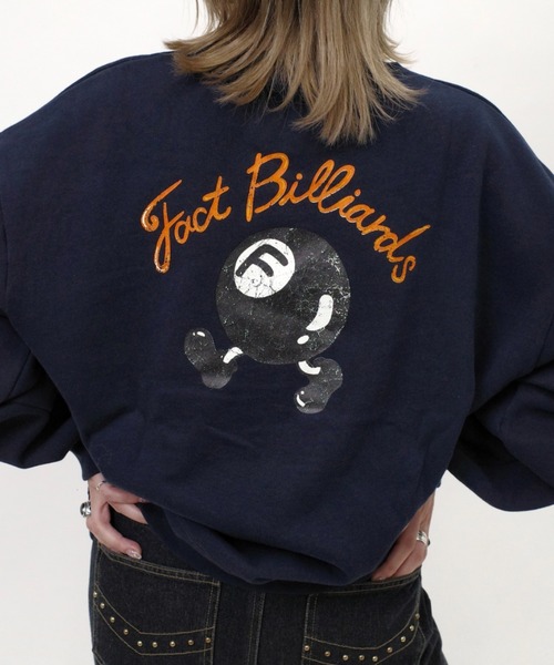WHO'S WHO gallery(フーズフーギャラリー)の「【UNISEX/ユニセックス】COOPER FACTビリヤードクルー(スウェット・レディース・ネイビー/ライトグレー/ブラック・LARGE/X-LARGE)」の5枚目の写真