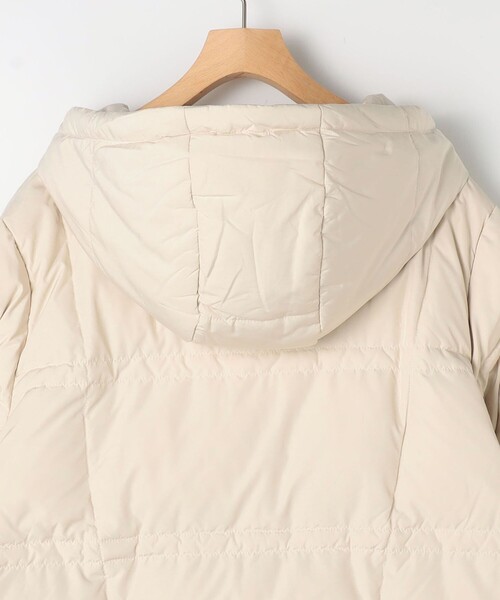 MICO COULIER（ミコクリエ）の「フードロングピュアダウンコート（ダウンジャケット/コート・レディース・ブラック/ベージュ・38）」の5枚目の写真