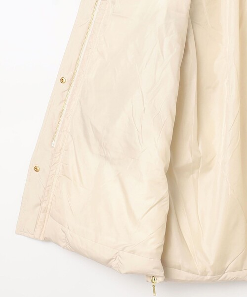 MICO COULIER（ミコクリエ）の「フードロングピュアダウンコート（ダウンジャケット/コート・レディース・ブラック/ベージュ・38）」の10枚目の写真