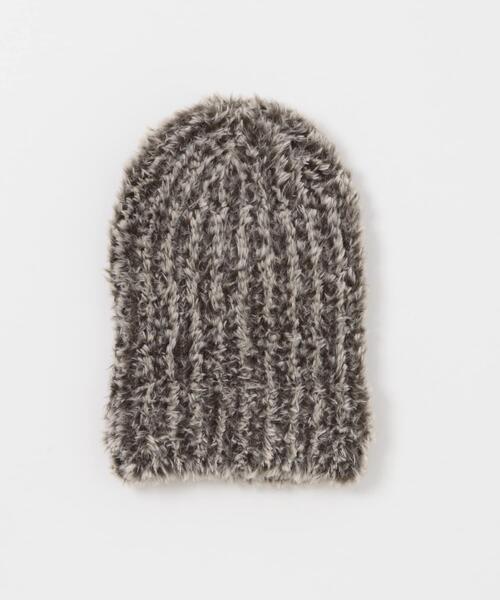 SENSE OF PLACE by URBAN RESEARCH(センスオブプレイスバイアーバンリサーチ)の「シャギーニットキャップ(ニットキャップ/ビーニー・レディース・ブラック/ブラウン系その他・ONE)」の13枚目の写真
