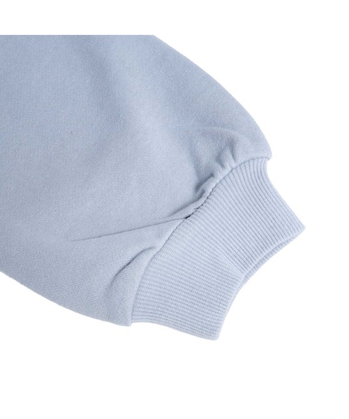 JENNI love（ジェニィラブ）の「【コットン100％】ラインリボン短丈トレーナー（スウェット・キッズ・ブラック/サックスブルー/オフホワイト・130cm/140cm/150cm/160cm）」の10枚目の写真