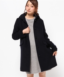 SHIPS for women | HAMILTON LAMBSWOOL　ウールフードコート(その他アウター)