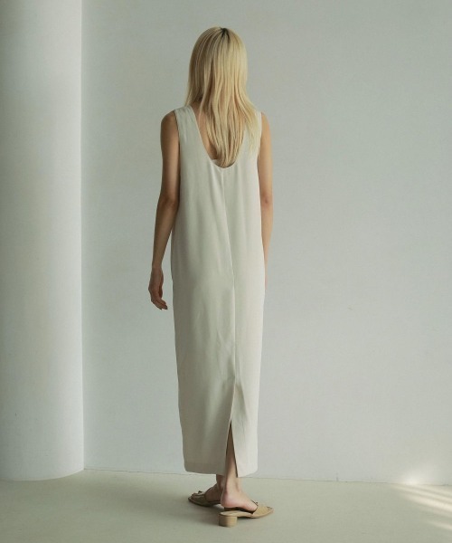ànuke online store（アンヌーク） / Twill Uneck OnepieceTwill