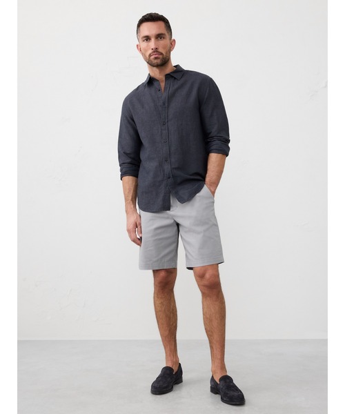 BANANA REPUBLIC FACTORY STORE（バナナリパブリック ファクトリーストア）の「BANANA REPUBLIC FACTORY STORE　　9インチ LIVED-IN ショートパンツ（その他パンツ・メンズ・ネイビー/その他/ベージュ/ベージュ系その他/アイボリー/ブルー・34/33/32/31/30/29/28）」の12枚目の写真