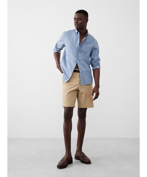 BANANA REPUBLIC FACTORY STORE（バナナリパブリック ファクトリーストア）の「BANANA REPUBLIC FACTORY STORE　　9インチ LIVED-IN ショートパンツ（その他パンツ・メンズ・ネイビー/その他/ベージュ/ベージュ系その他/アイボリー/ブルー・34/33/32/31/30/29/28）」の13枚目の写真