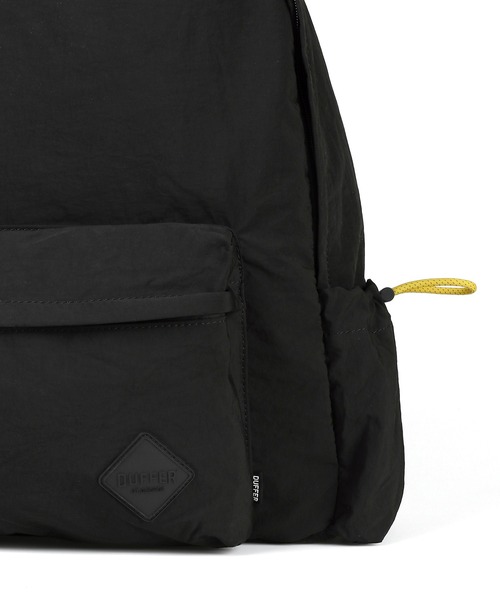 The DUFFER of ST.GEORGE(ザダファーオブセントジョージ)の「〔BLACK LABEL〕GYM BACKPACK:ジム バックパック リュック(バックパック/リュック・メンズ・ブラック・F)」の5枚目の写真