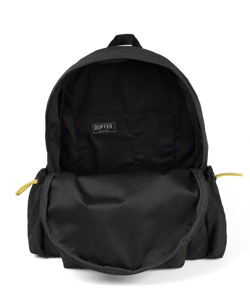 The DUFFER of ST.GEORGE(ザダファーオブセントジョージ)の「〔BLACK LABEL〕GYM BACKPACK:ジム バックパック リュック(バックパック/リュック・メンズ・ブラック・F)」の6枚目の写真