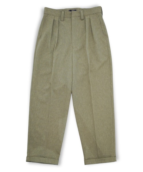 ohta(オータ)の「【ohta 】khaki pleats pants(スラックス・メンズ・カーキ・1)」の3枚目の写真