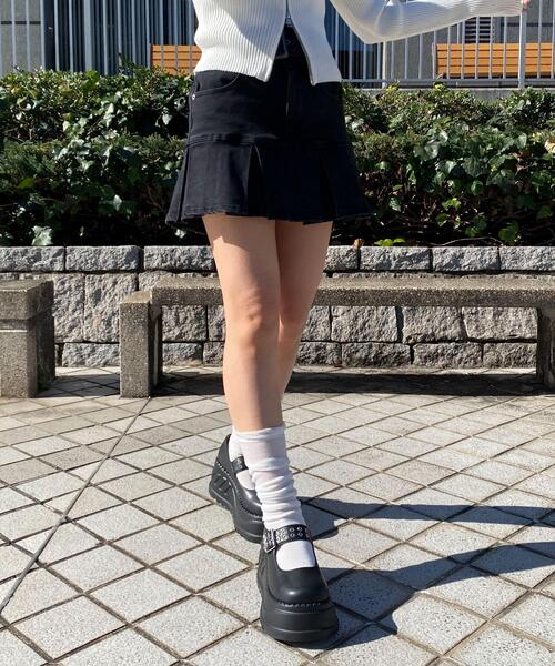 WEGO（ウィゴー）の「WEGO/【25年春夏新作】厚底ハトメワンストラップシューズ（ドレスシューズ・レディース・ブラック・MEDIUM/LARGE）」の16枚目の写真