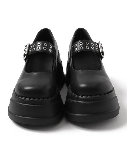 WEGO（ウィゴー）の「WEGO/【25年春夏新作】厚底ハトメワンストラップシューズ（ドレスシューズ・レディース・ブラック・MEDIUM/LARGE）」の20枚目の写真