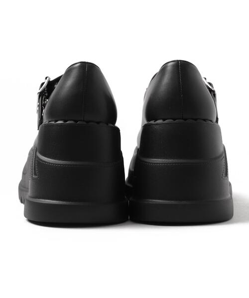 WEGO（ウィゴー）の「WEGO/【25年春夏新作】厚底ハトメワンストラップシューズ（ドレスシューズ・レディース・ブラック・MEDIUM/LARGE）」の9枚目の写真