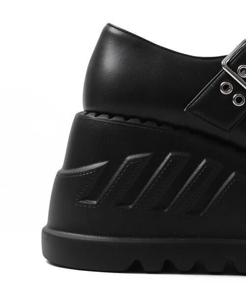 WEGO（ウィゴー）の「WEGO/【25年春夏新作】厚底ハトメワンストラップシューズ（ドレスシューズ・レディース・ブラック・MEDIUM/LARGE）」の13枚目の写真