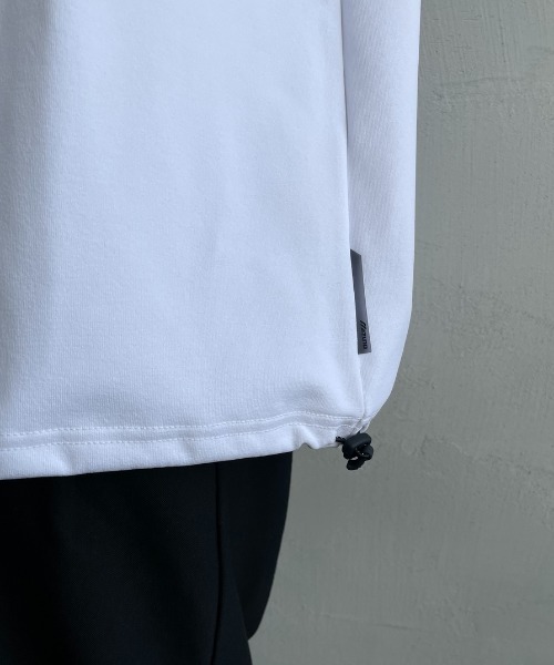MIZUNO（ミズノ　）の「[MIZUNO/ミズノ] 別注 ドローコード付き バックプリントTシャツ（Tシャツ/カットソー・レディース・ブラック/グレイッシュベージュ/ホワイト・L/M/S/XL）」の21枚目の写真