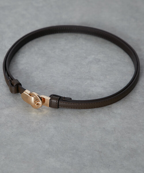 un dix cors（アンディコール）の「スライド式マグネットベルト（ベルト・レディース・ブラック/ブラウン・FREE）」の8枚目の写真