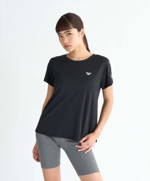 ROXY（ロキシー）の「UPLIFTING LIFE/ロキシー水陸両用ワンポイント半袖ロゴTシャツ（Tシャツ/カットソー・レディース・オレンジ/グレー/ブラック/ホワイト・LARGE/SMALL/MEDIUM）」の11枚目の写真