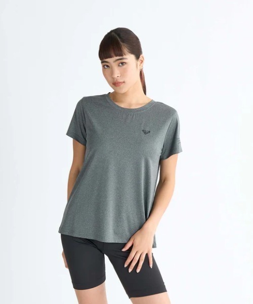 ROXY（ロキシー）の「UPLIFTING LIFE/ロキシー水陸両用ワンポイント半袖ロゴTシャツ（Tシャツ/カットソー・レディース・オレンジ/グレー/ブラック/ホワイト・LARGE/SMALL/MEDIUM）」の13枚目の写真