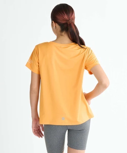 ROXY（ロキシー）の「UPLIFTING LIFE/ロキシー水陸両用ワンポイント半袖ロゴTシャツ（Tシャツ/カットソー・レディース・オレンジ/グレー/ブラック/ホワイト・LARGE/SMALL/MEDIUM）」の20枚目の写真