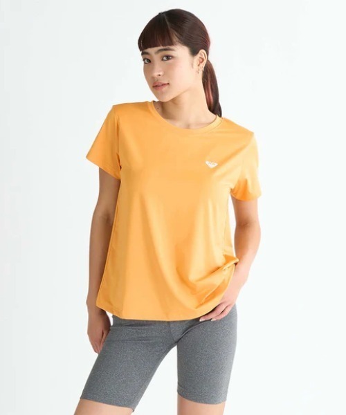 ROXY（ロキシー）の「UPLIFTING LIFE/ロキシー水陸両用ワンポイント半袖ロゴTシャツ（Tシャツ/カットソー・レディース・オレンジ/グレー/ブラック/ホワイト・LARGE/SMALL/MEDIUM）」の17枚目の写真
