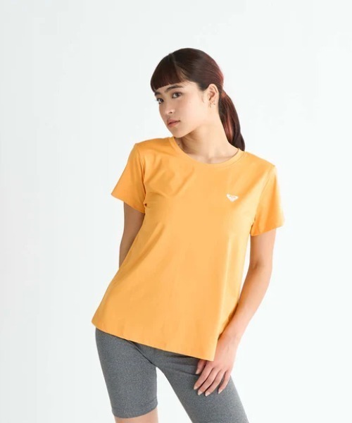 ROXY（ロキシー）の「UPLIFTING LIFE/ロキシー水陸両用ワンポイント半袖ロゴTシャツ（Tシャツ/カットソー・レディース・オレンジ/グレー/ブラック/ホワイト・LARGE/SMALL/MEDIUM）」の19枚目の写真