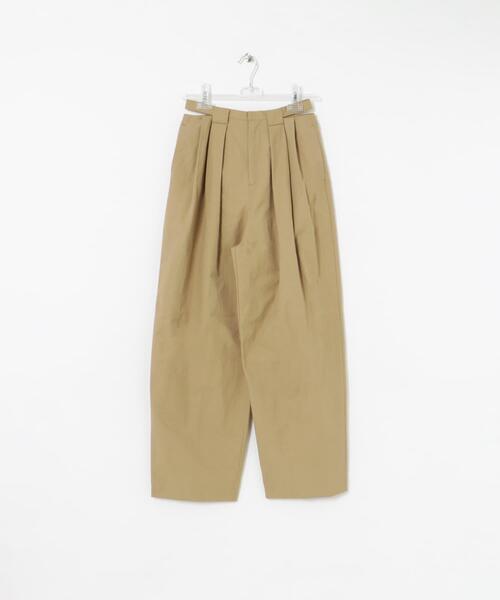 LAATO(ラート)の「slit tack pants(その他パンツ・レディース・キャメル/ダークグレー・FREE/TALL)」の14枚目の写真