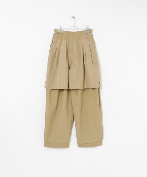 LAATO(ラート)の「slit tack pants(その他パンツ・レディース・キャメル/ダークグレー・FREE/TALL)」の18枚目の写真