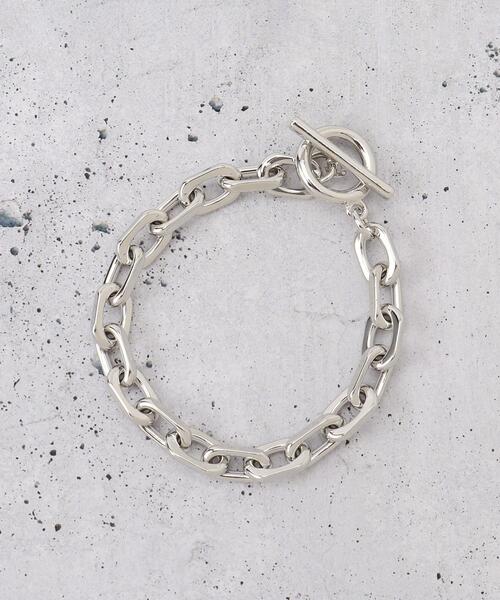 THE SHOP TK （ザ ショップ ティーケー ）の「シンプルアソートブレスレット シルバー／ブラック（ブレスレット・メンズ・ブラック/シルバー/シルバー系・00）」の6枚目の写真