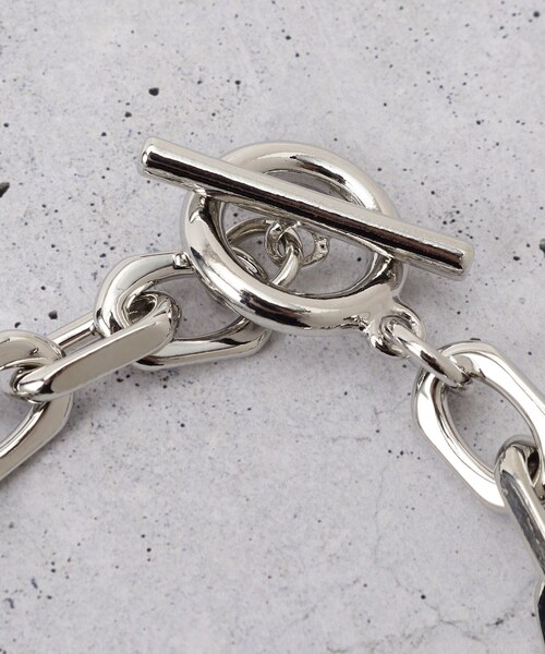 THE SHOP TK （ザ ショップ ティーケー ）の「シンプルアソートブレスレット シルバー／ブラック（ブレスレット・メンズ・ブラック/シルバー/シルバー系・00）」の7枚目の写真