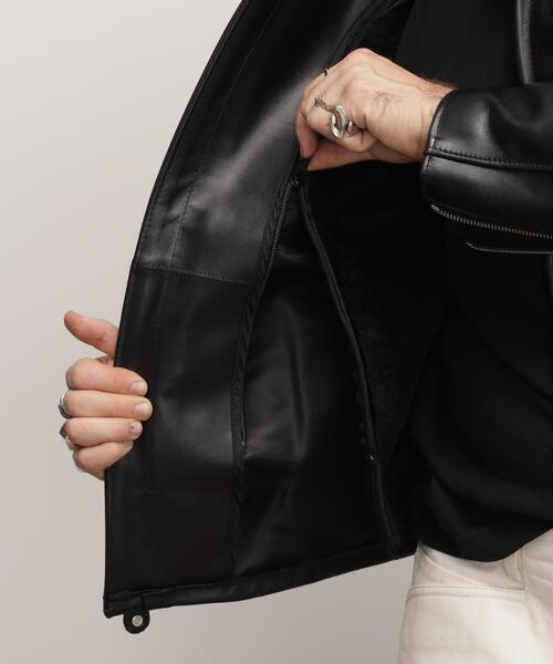 Schott（ショット）の「Schott/ショット/641 RIDERS/641ライダース（ライダースジャケット・メンズ・ブラック・34/36/44/46/38/42/40）」の14枚目の写真