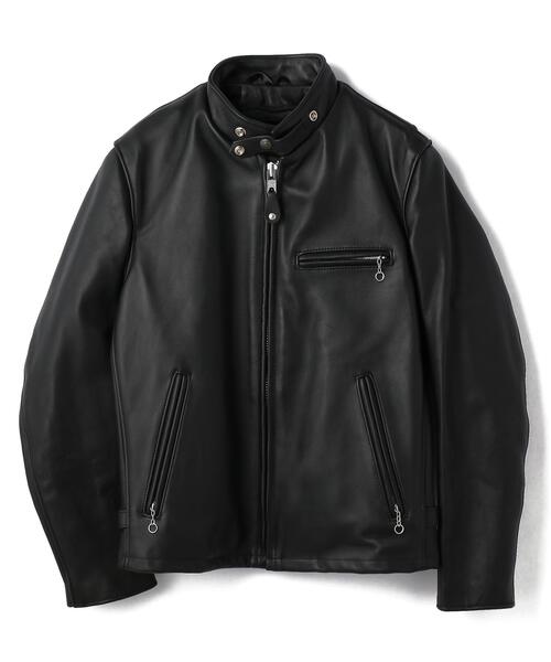 Schott（ショット）の「Schott/ショット/641 RIDERS/641ライダース（ライダースジャケット・メンズ・ブラック・34/36/44/46/38/42/40）」の16枚目の写真