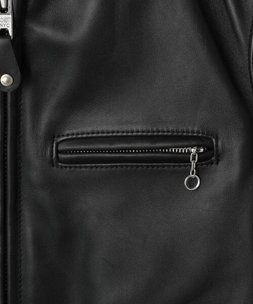 Schott（ショット）の「Schott/ショット/641 RIDERS/641ライダース（ライダースジャケット・メンズ・ブラック・34/36/44/46/38/42/40）」の21枚目の写真