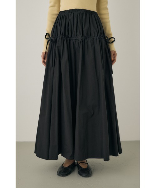 M_（エムアンダーバー）の「【M_】【セットアップ対応】GATHERRING スカート（スカート・レディース・ブラック/マルチ・1/2）」の7枚目の写真