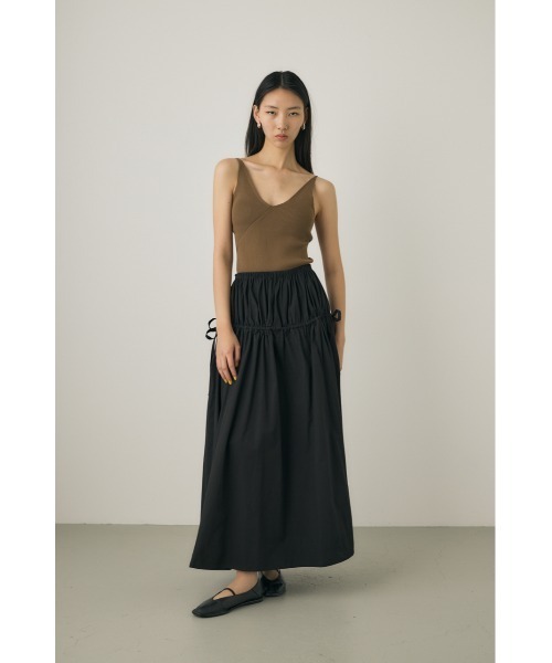M_（エムアンダーバー）の「【M_】【セットアップ対応】GATHERRING スカート（スカート・レディース・ブラック/マルチ・1/2）」の16枚目の写真