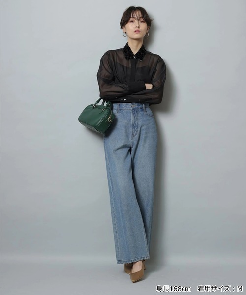 ワイドデニムパンツ（その他パンツ）｜Arpege story（アルページュ