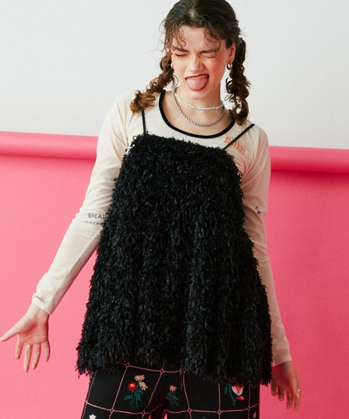 セール】FRINGE CAMISOLE BLOUSE（シャツ/ブラウス）｜ROSE BUD
