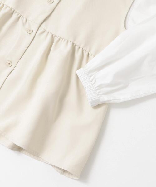 ITEMS URBANRESEARCH（アイテムズ アーバンリサーチ）の「ペプラムブラウス×パンツ3セット（セットアップ・レディース・ブラック/モカ/ホワイト系その他・FREE）」の7枚目の写真