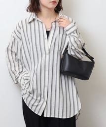 RELACLO select ストライプBIGシャツ