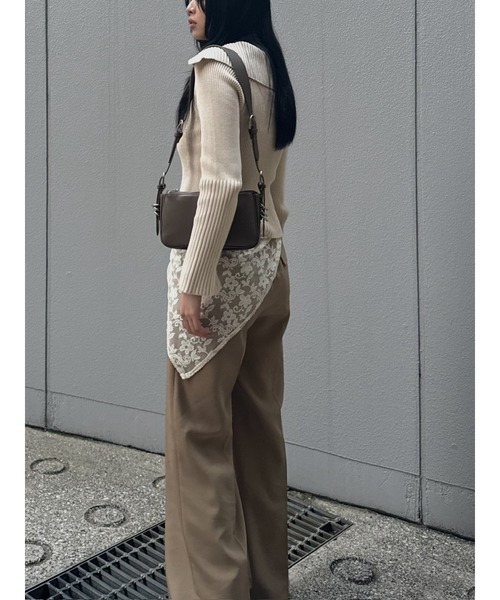 LACE SCARF トラウザー（スラックス）｜MOUSSY（マウジー）の